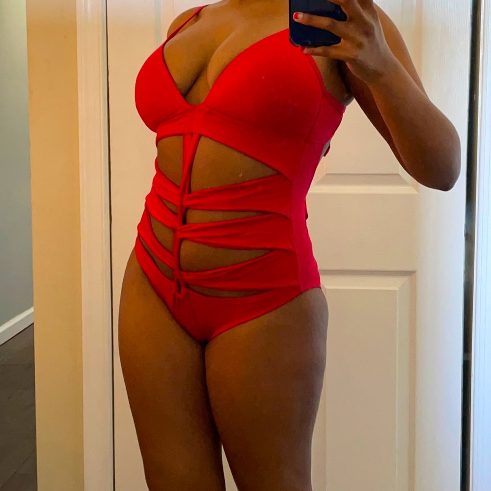 Kenneth Cole Red Sexy Swimsuit